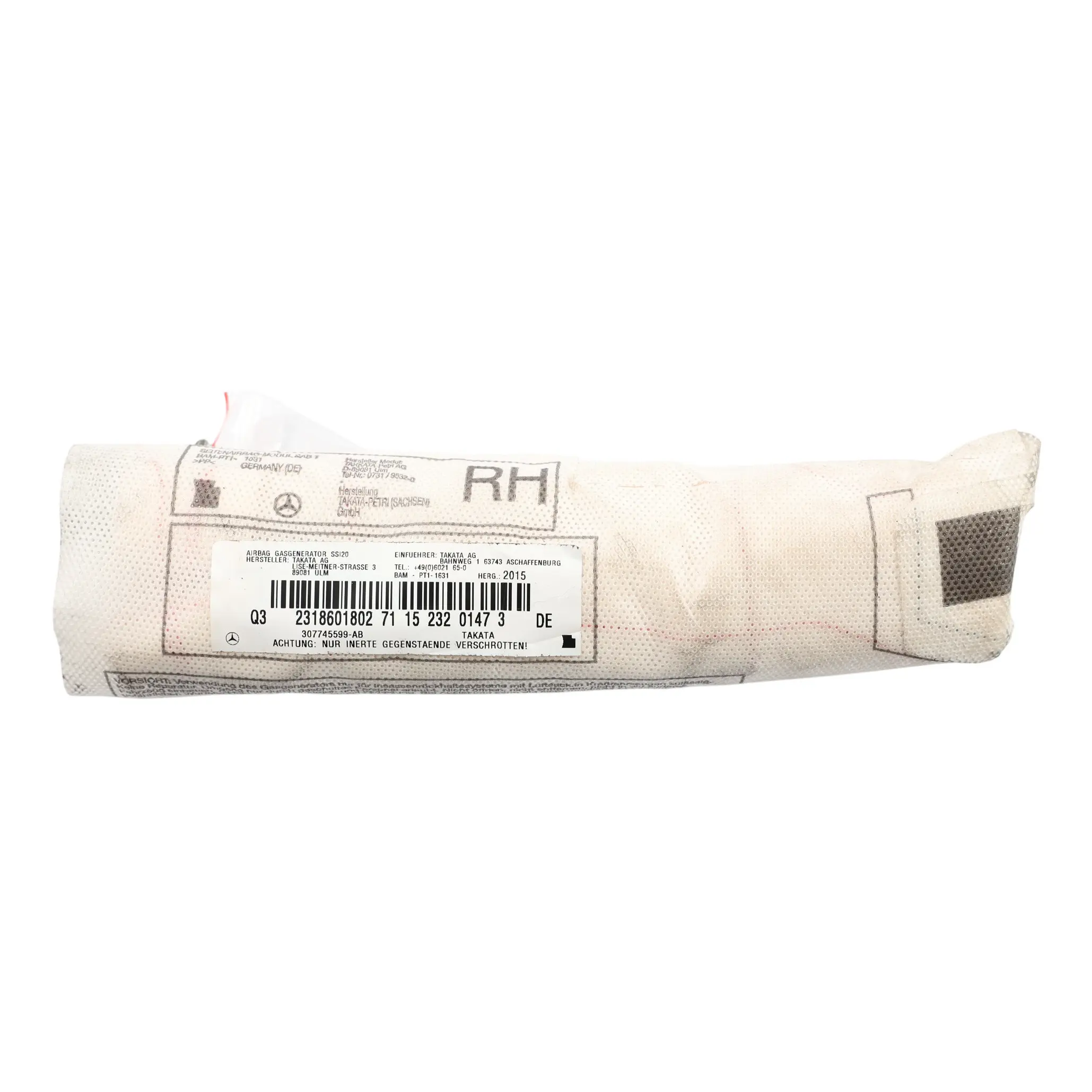 Mercedes R231 Seat Air Module Front Right O/S SRS A2318601802