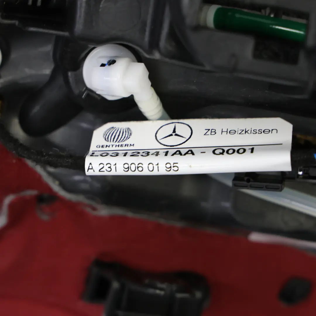 Mercedes SL R231 AMG Siège Avant Chauffant En Cuir Rouge Droitier - SKU A2319109000 - Numéro de pièce A2319109000