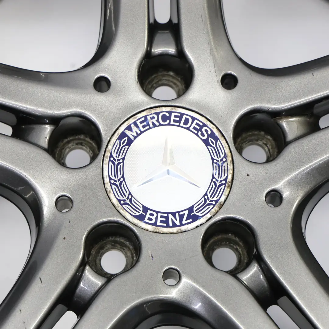 Mercedes W176 W246 Grey Wheel Alloy Rim 17" 7.5J ET:52.5 - SKU A2464011002-4 - Part number A2464011002