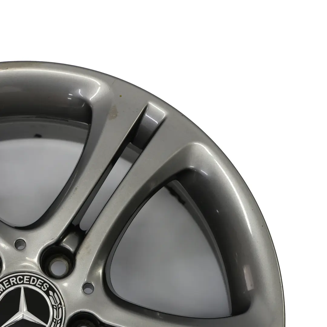 Rim Mercedes W176 W246 Grey Alloy 17" 7.5J ET:52.5 to Wheel with Part number A2464011002 Wheel Rim Mercedes W176 W246 Grey Alloy 17" 7.5J ET:52.5 - SKU A2464011002-5 - Part number A2464011002