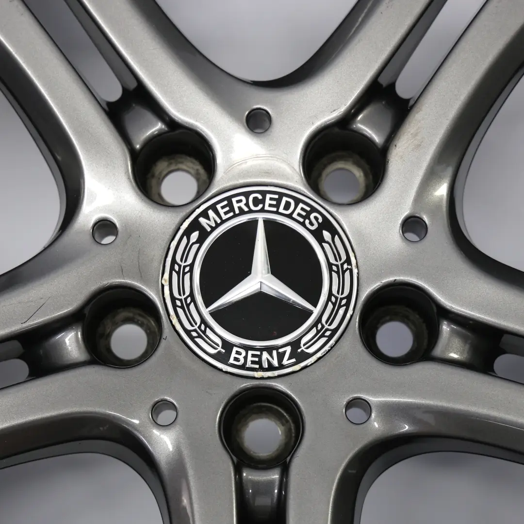  Cerchio Mercedes W176 W246 Grigio Lega 17" 7.5J ET:52.5 - SKU A2464011002-5 - Numero di parte A2464011002