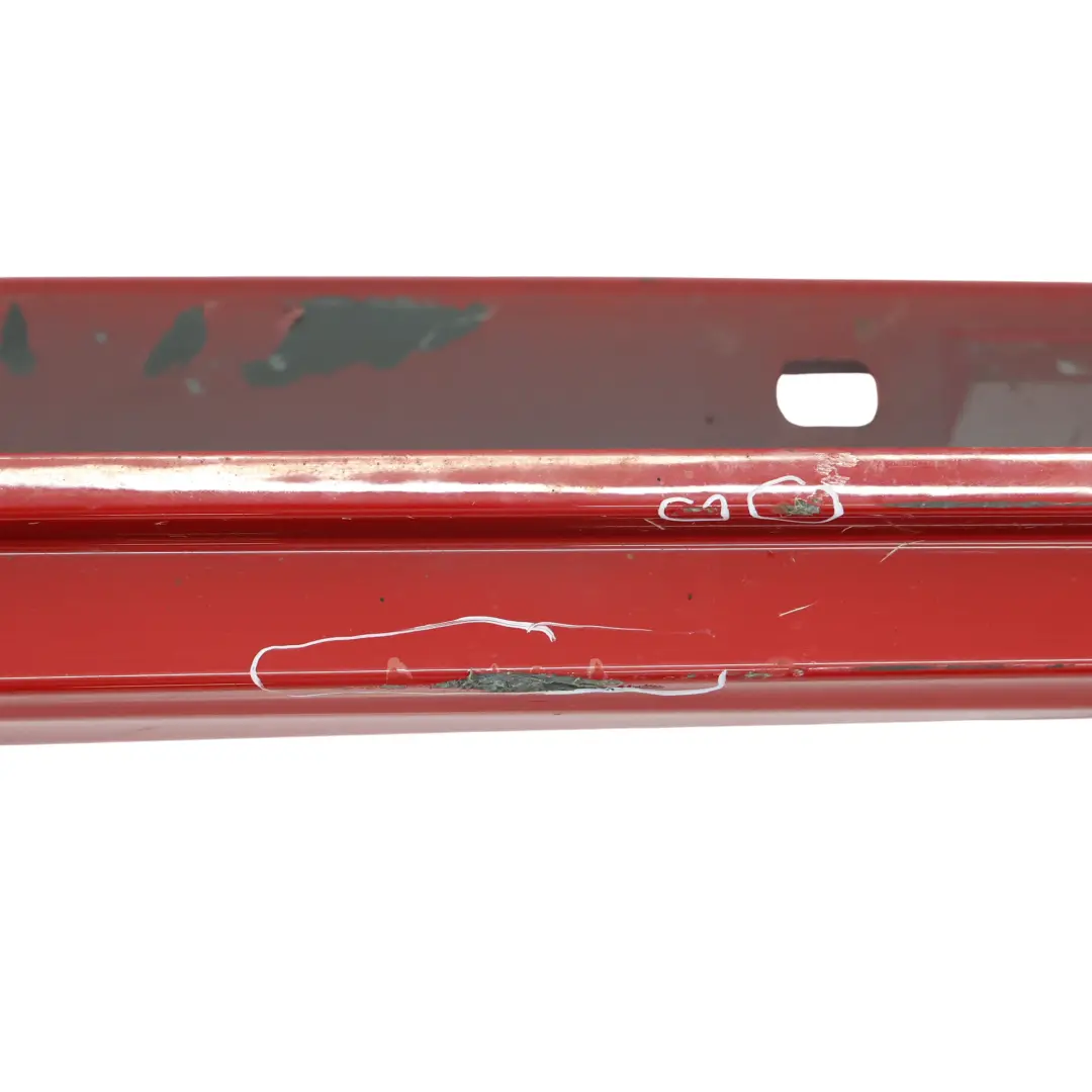 Mercedes W176 W246 Side Skirt Right O/S Door Sill Cover Jupiter Red - 589 - SKU A2466980654-JUR - Part number A2466980654