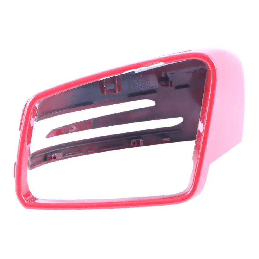 Wing Mirror Cover Cap Left N/S Housing Jupiter Red 589 to Mercedes W176 with Part number A2468110100 Mercedes W176 Wing Mirror Cover Cap Left N/S Housing Jupiter Red 589 - SKU A2468110100-JUR - Part number A2468110100