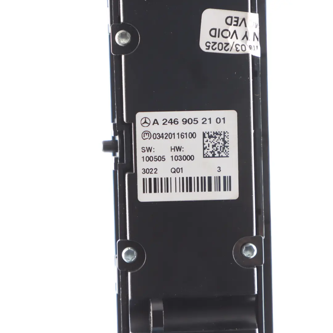 Mercedes W176 Dashboard Switch Panel Strip Seat Heater - SKU A2469052101 - Part number A2469052101