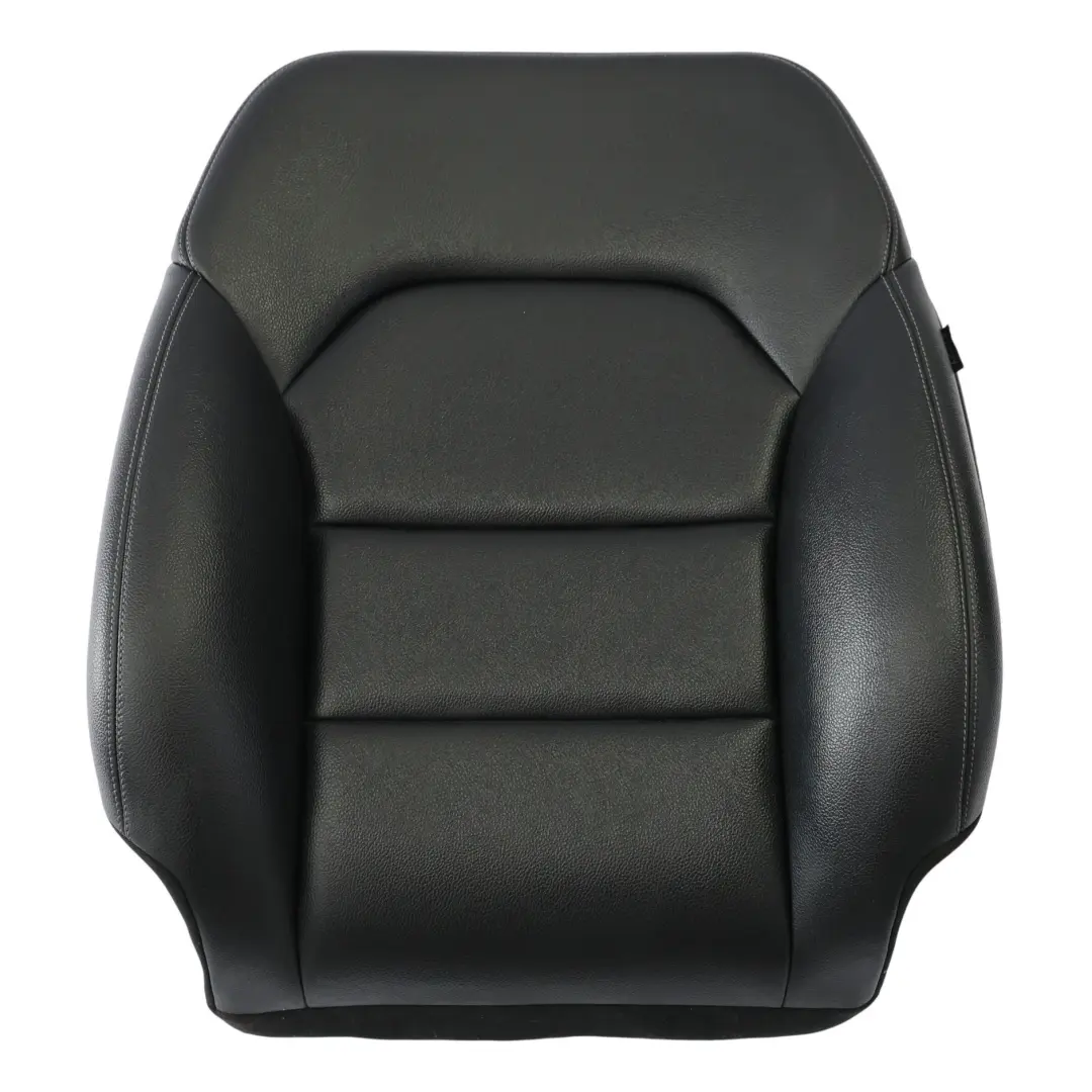 Mercedes W176 Front Seat Left N/S Backrest Cover Imitation Leather Black - SKU A2469105702-7 - Part number A2469105702
