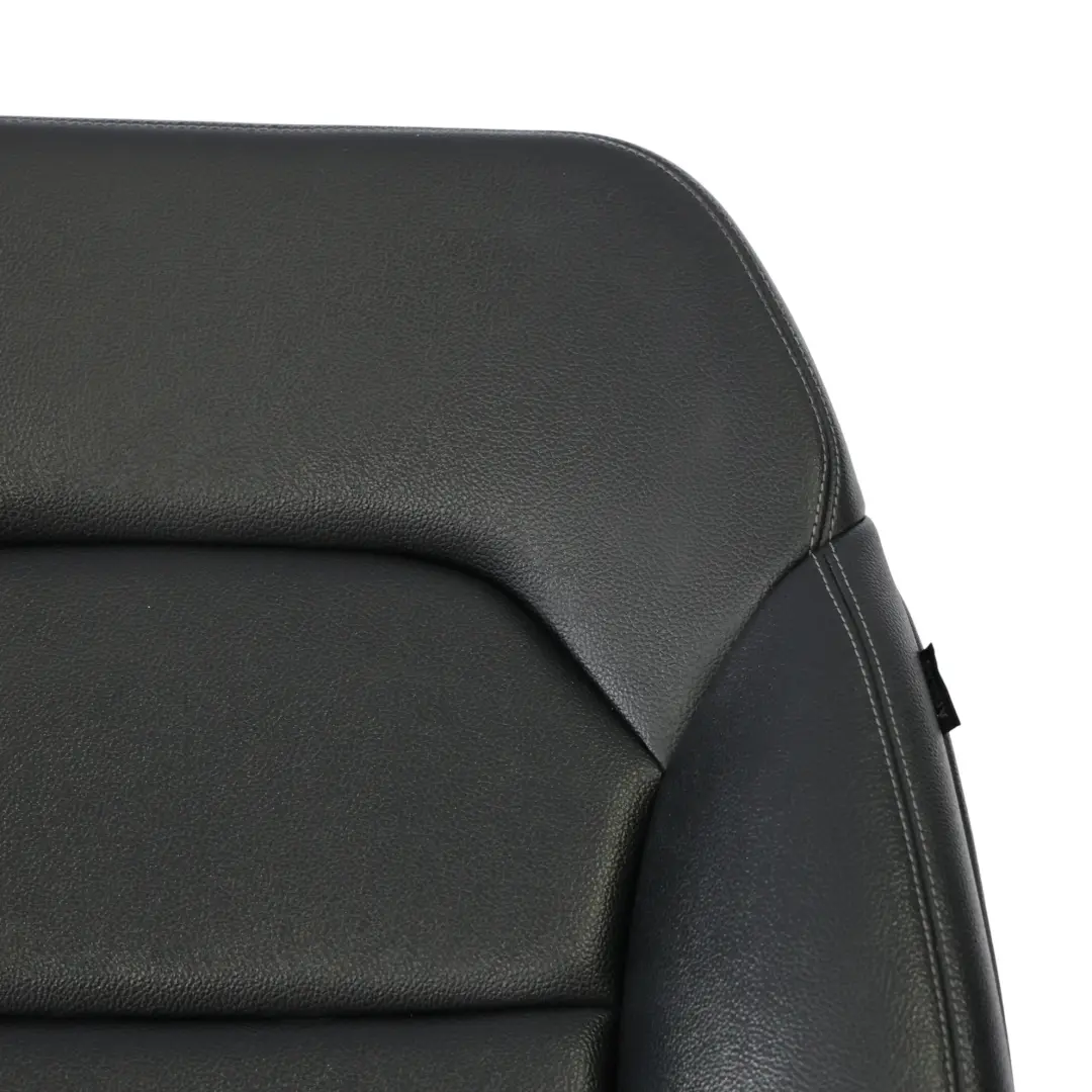 Mercedes W176 Front Seat Left N/S Backrest Cover Imitation Leather Black - SKU A2469105702-7 - Part number A2469105702