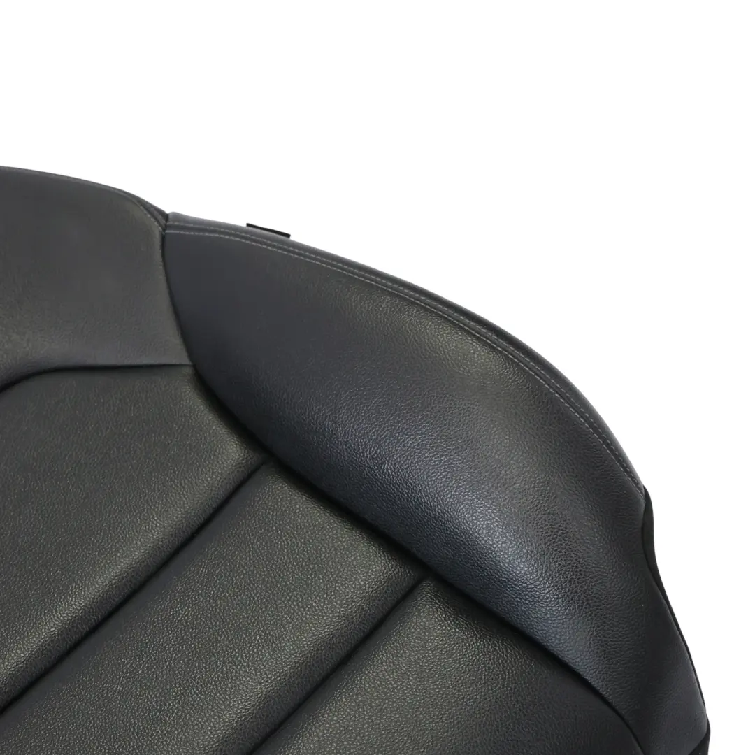 Mercedes W176 Front Seat Left N/S Backrest Cover Imitation Leather Black - SKU A2469105702-7 - Part number A2469105702