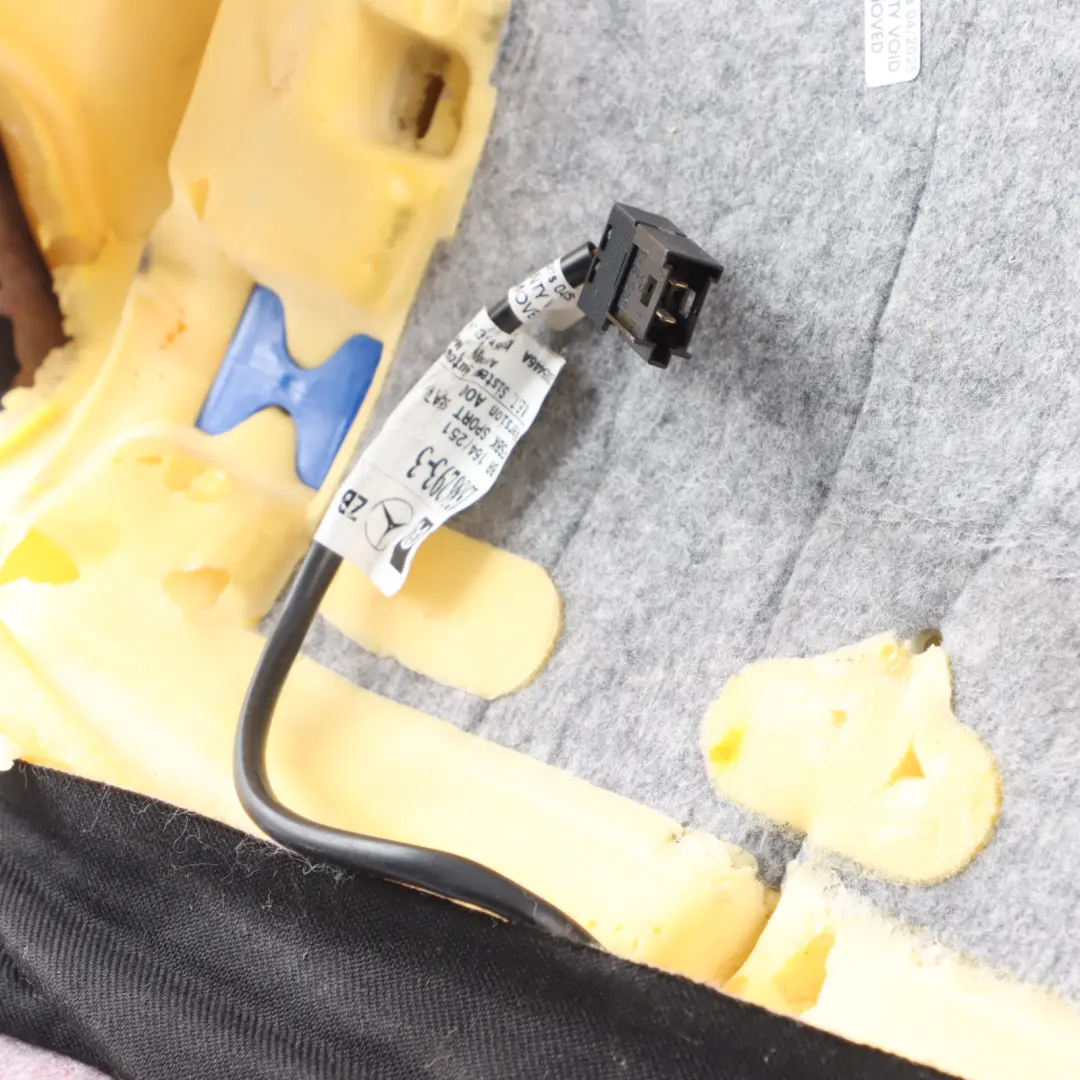 Backrest Left Heated Half Leather Black para Mercedes W164 Sport Seat con número de pieza A2519108547 Mercedes W164 Sport Seat Backrest Left Heated Half Leather Black - SKU A2519108547 - Número de pieza A2519108547