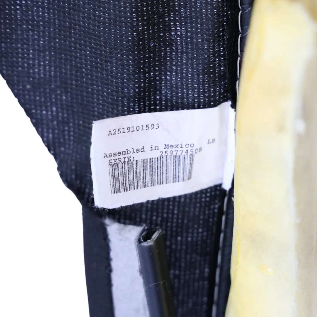 Vordersitz Sport Rückenlehne Links Beheizt Leder Schwarz für Mercedes ML W164 mit Teilenummer A2519101593 Mercedes ML W164 Vordersitz Sport Rückenlehne Links Beheizt Leder Schwarz - SKU A2519101593 - Teilenummer A2519101593