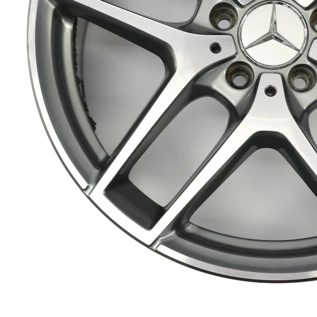 Rim Mercedes GLC X253 C253 Front Alloy AMG 19" 8J ET:38 to Wheel with Part number A2534011800 Wheel Rim Mercedes GLC X253 C253 Front Alloy AMG 19" 8J ET:38 - SKU A2534011800-2 - Part number A2534011800