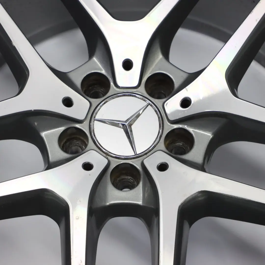 Rim Mercedes GLC X253 C253 Front Alloy AMG 19" 8J ET:38 to Wheel with Part number A2534011800 Wheel Rim Mercedes GLC X253 C253 Front Alloy AMG 19" 8J ET:38 - SKU A2534011800-3 - Part number A2534011800