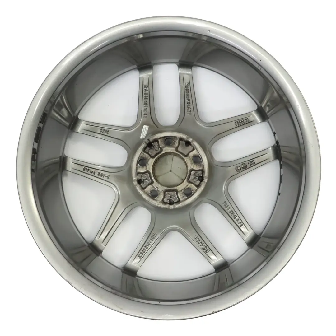 Rim Mercedes GLC X253 C253 Front Alloy AMG 19" 8J ET:38 to Wheel with Part number A2534011800 Wheel Rim Mercedes GLC X253 C253 Front Alloy AMG 19" 8J ET:38 - SKU A2534011800-4 - Part number A2534011800