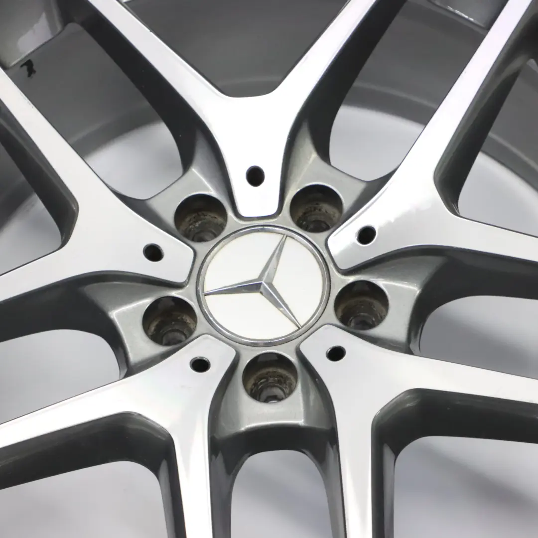 Rim Mercedes GLC X253 C253 Front Alloy AMG 19" 8J ET:38 to Wheel with Part number A2534011800 Wheel Rim Mercedes GLC X253 C253 Front Alloy AMG 19" 8J ET:38 - SKU A2534011800-4 - Part number A2534011800