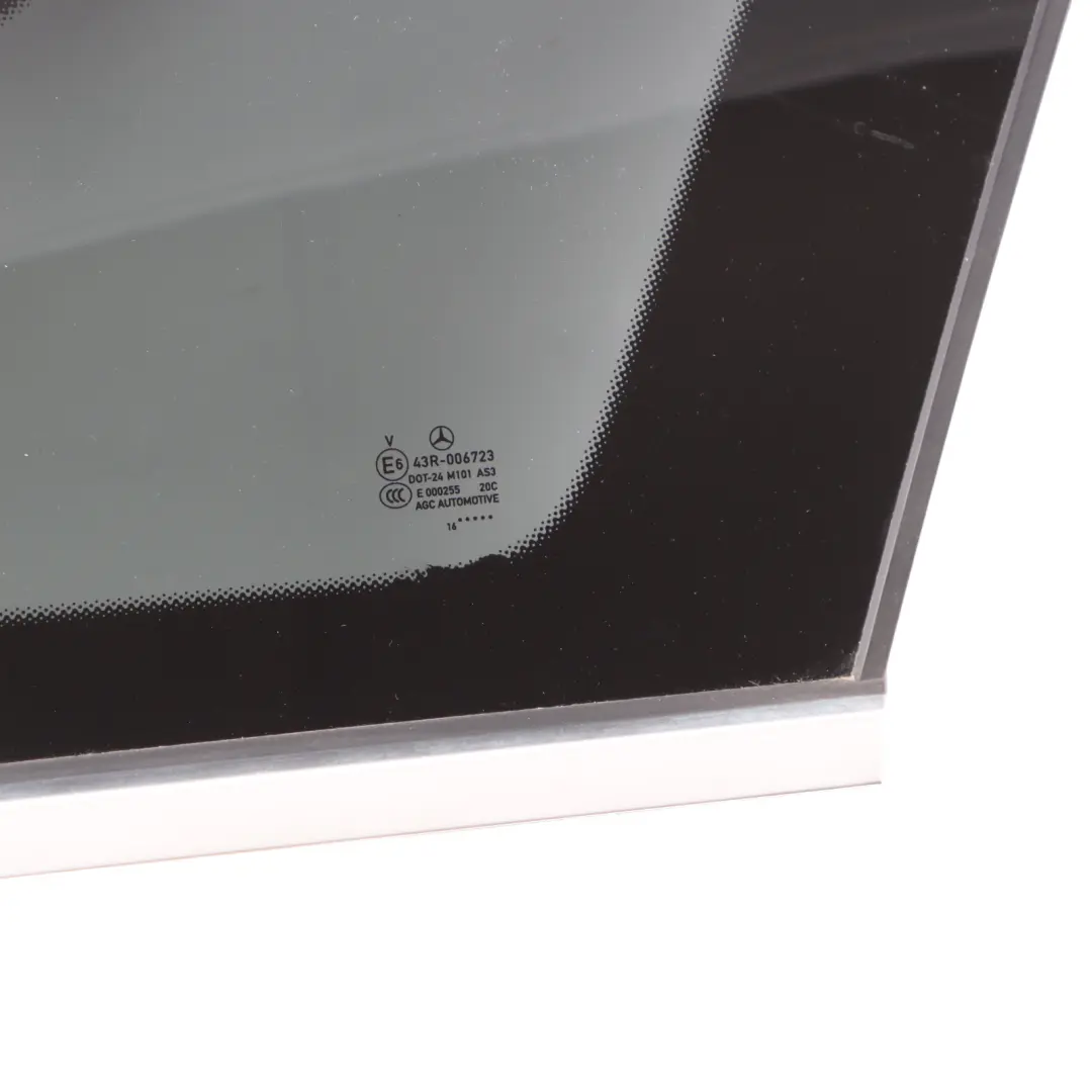Mercedes GLC X253 Side Window Glass Fixed Rear Right O/S AS3 Chrome - SKU A2536703800 - Part number A2536703800