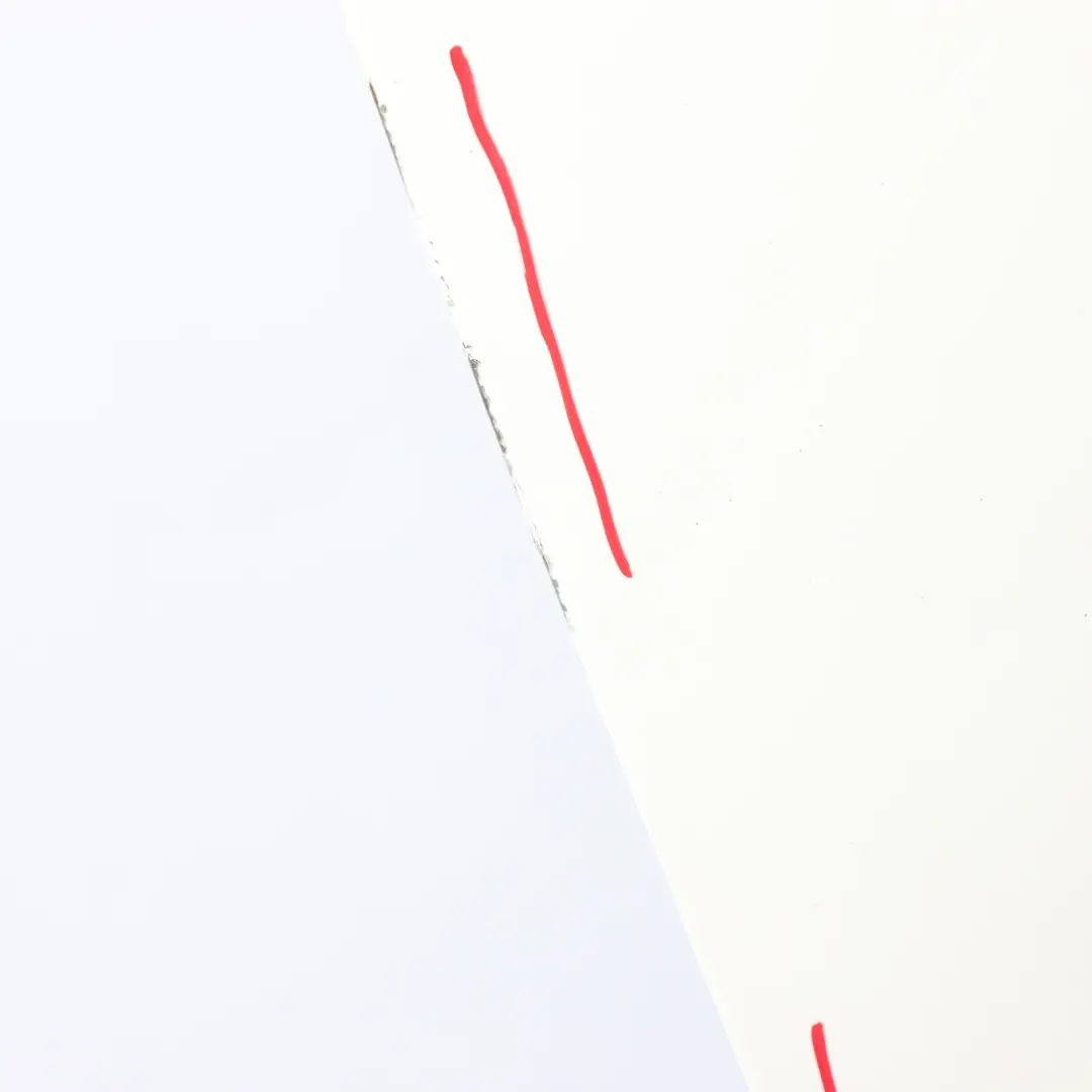 Mercedes X253 Door Rear Right O/S Covering Panel Polar White - 149 - SKU A2537307404-POL - Part number A2537307404