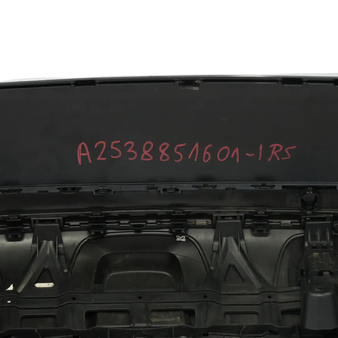 Bumper Mercedes X253 AMG Trim Panel Covering Iridium Silver Metallic - 775 to Rear with Part number A2538851601 Rear Bumper Mercedes X253 AMG Trim Panel Covering Iridium Silver Metallic - 775 - SKU A2538851601-IRS - Part number A2538851601