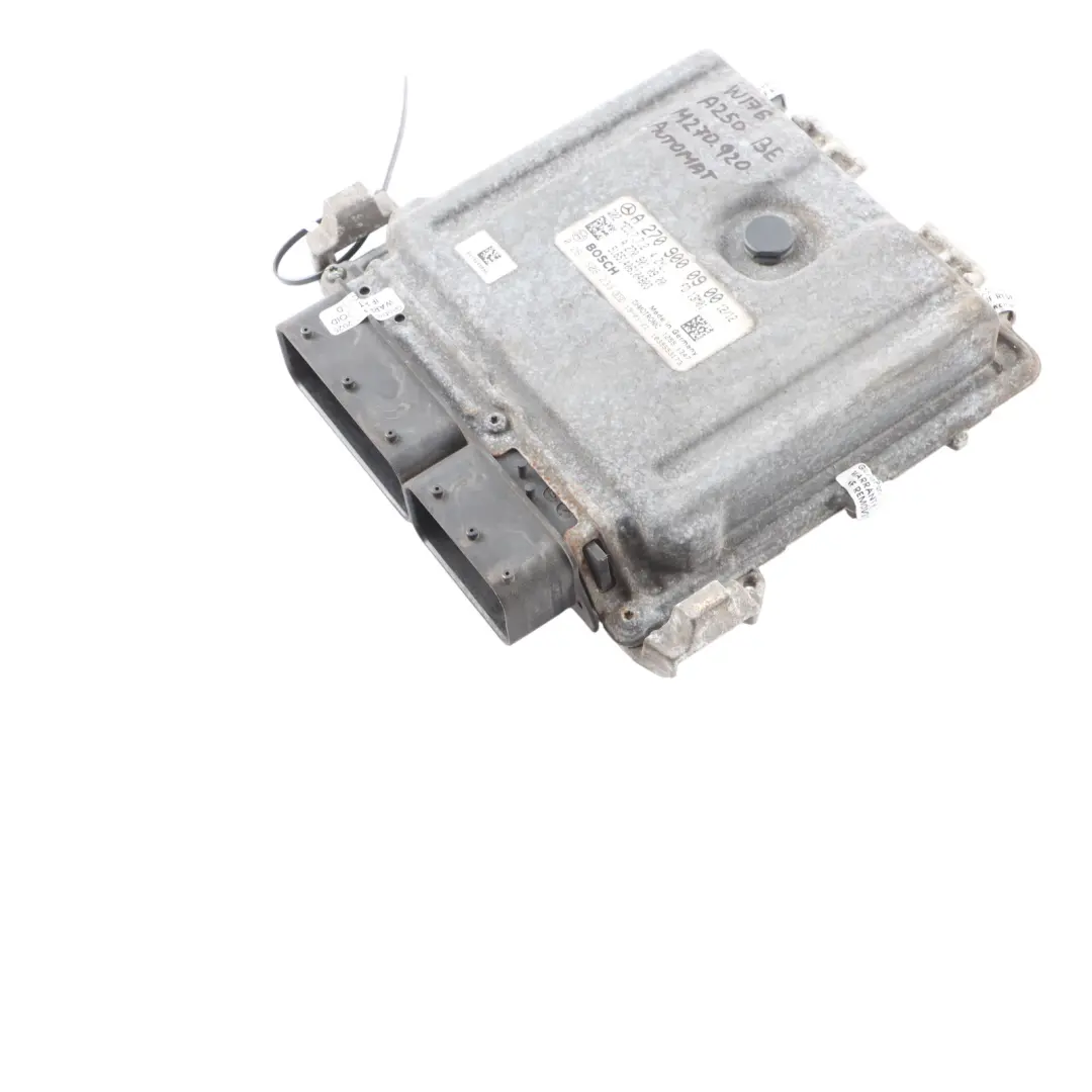 A250 M270.920 BE 211HP Engine Control ECU Automatic to Mercedes W176 with Part number A2709000900 Mercedes W176 A250 M270.920 BE 211HP Engine Control ECU Automatic - SKU A2709000900-5 - Part number A2709000900