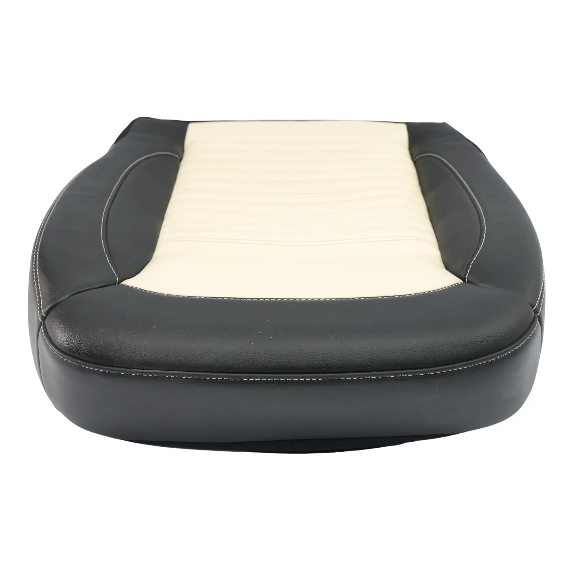 Mercedes C292 Front Seat Cover Cushion Right O/S Heated Leather Porcelain