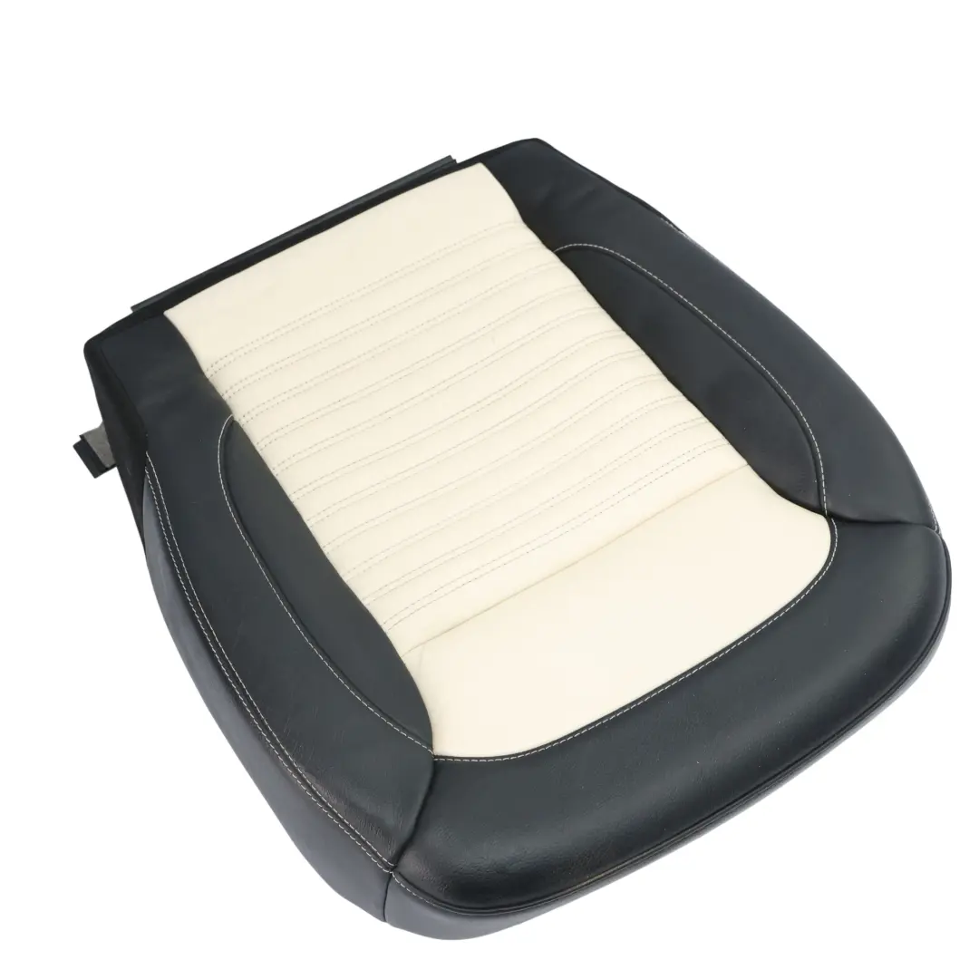 Mercedes C292 Front Seat Cover Cushion Right O/S Heated Leather Porcelain - SKU A2929109205 - Part number A2929109205