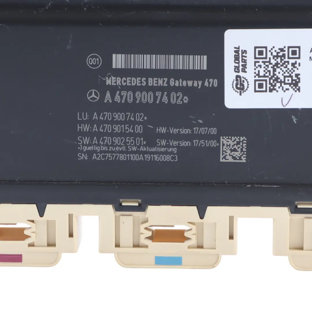 W470 Gateway Control Unit Module ECU to Mercedes X250 with Part number A4709007402 Mercedes X250 W470 Gateway Control Unit Module ECU - SKU A4709007402 - Part number A4709007402