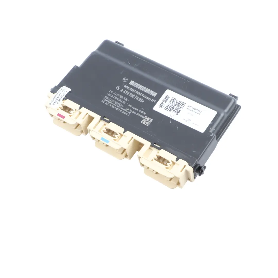 W470 Gateway Control Unit Module ECU to Mercedes X250 with Part number A4709007402 Mercedes X250 W470 Gateway Control Unit Module ECU - SKU A4709007402 - Part number A4709007402