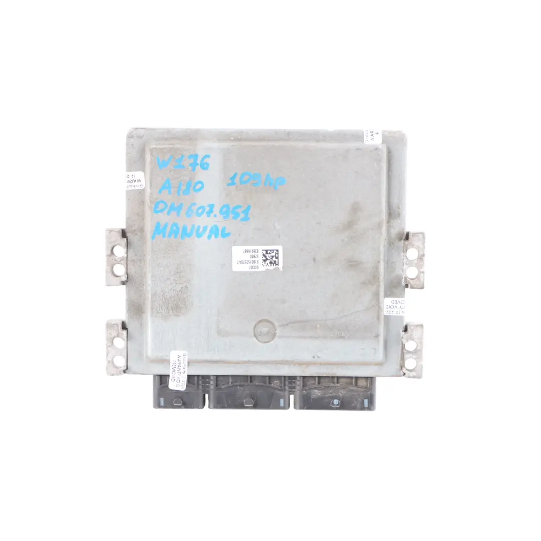 A180 CDI OM607.951 109HP Engine ECU Set Manual to Mercedes W176 C117 with Part number A6079001800 Mercedes W176 C117 A180 CDI OM607.951 109HP Engine ECU Set Manual - SKU A6079001800-4 - Part number A6079001800