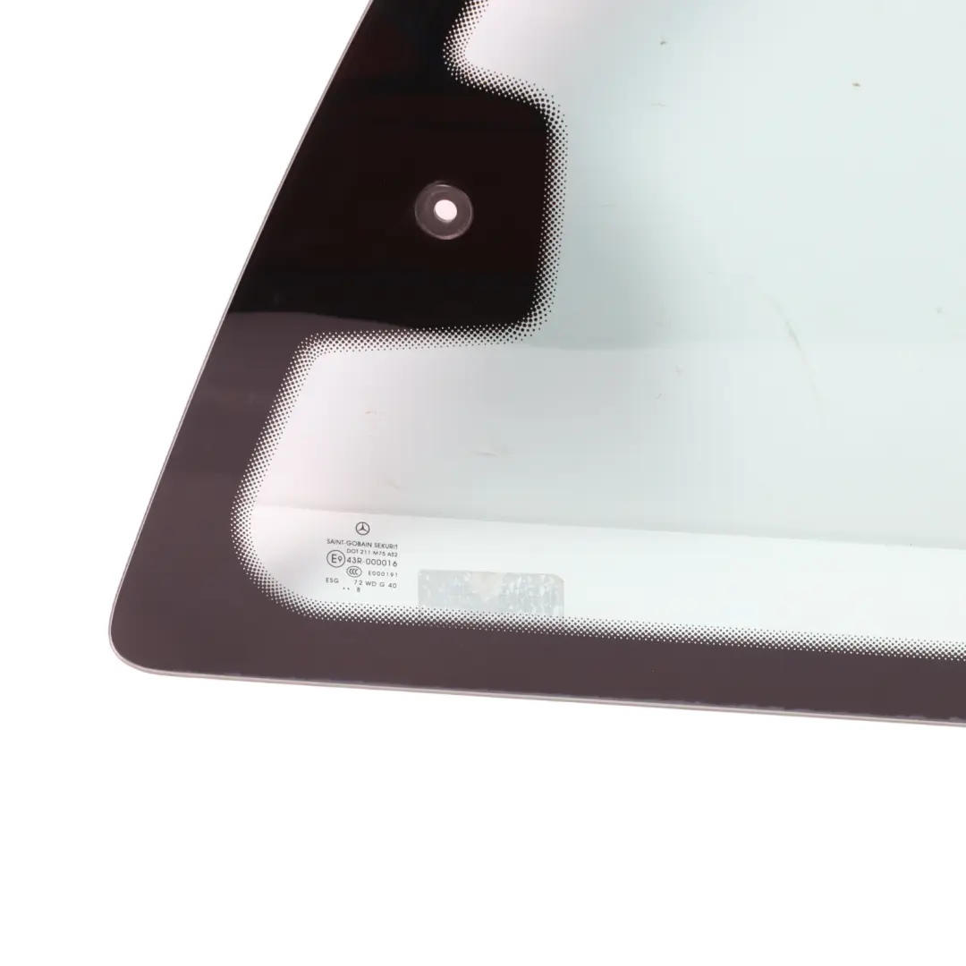 Door Right O/S Window Glass Quarter AS2 to Mercedes Vito W639 Rear with Part number A6396721513 Mercedes Vito W639 Rear Door Right O/S Window Glass Quarter AS2 - SKU A6396721513 - Part number A6396721513