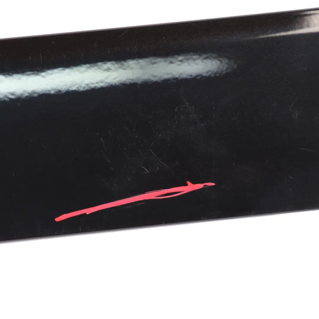 Left N/S Sliding Door Middle Rail Trim Obsidian Black to Mercedes Vito W639 Rear with Part number A6396913208 Mercedes Vito W639 Rear Left N/S Sliding Door Middle Rail Trim Obsidian Black - SKU A6396913208-OB - Part number A6396913208