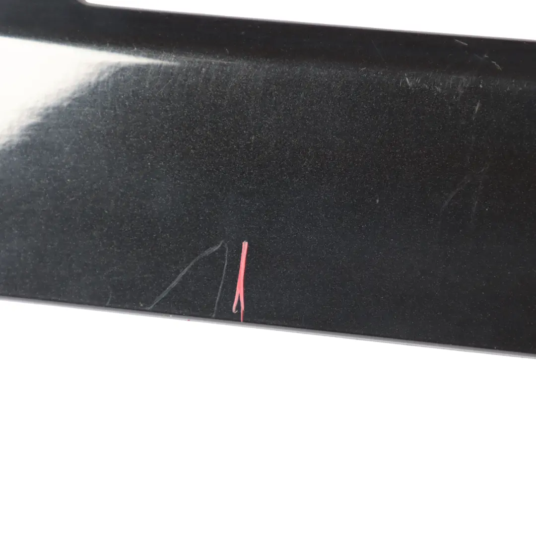 Mercedes Vito W639 Rear Left N/S Sliding Door Middle Rail Trim Obsidian Black - SKU A6396913208-OB - Part number A6396913208