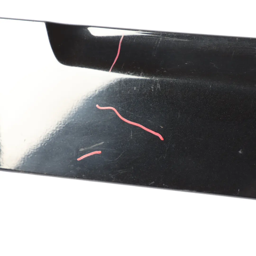 Mercedes Vito W639 Rear Left N/S Sliding Door Middle Rail Trim Obsidian Black - SKU A6396913208-OB - Part number A6396913208