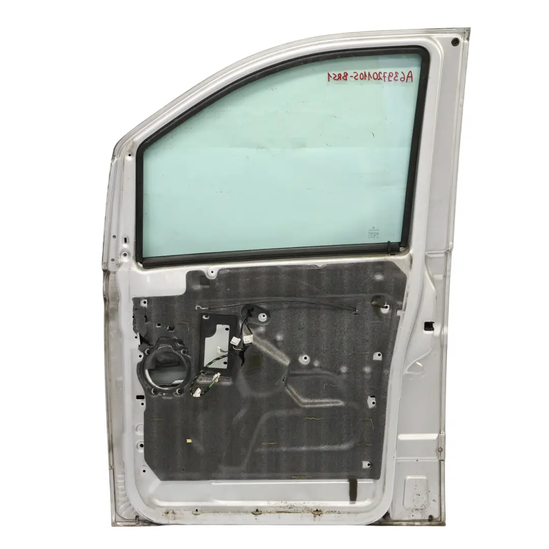 Mercedes Vito W639 Door Front Right O/S Cover Brilliant Silver Metallic - 9744 - SKU A6397201105-BRS1 - Part number A6397201105