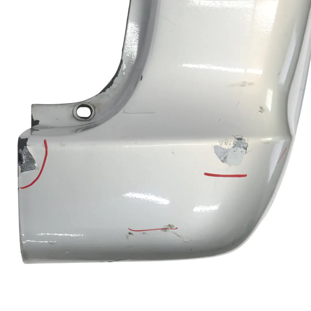 Stoßstange Hinten Rechts Eckverkleidung Brillant Silber 9744 für Mercedes Vito W639 mit Teilenummer A6398801571 Mercedes Vito W639 Stoßstange Hinten Rechts Eckverkleidung Brillant Silber 9744 - SKU A6398801571-BRS - Teilenummer A6398801571