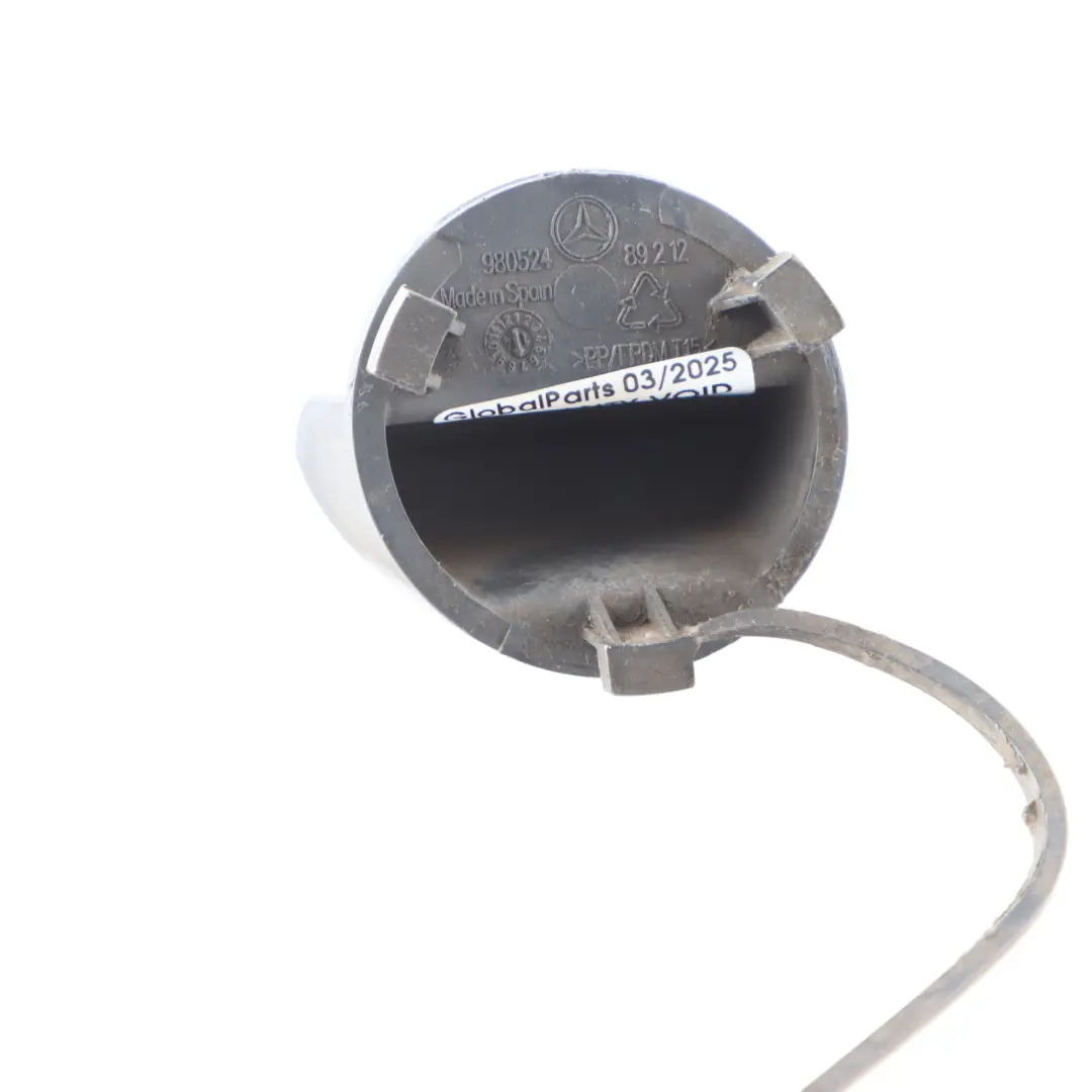 Front Bumper Cover Flap Towing Eye Obsidian Black 197 to Mercedes W639 with Part number A6398850326 Mercedes W639 Front Bumper Cover Flap Towing Eye Obsidian Black 197 - SKU A6398850326-OB - Part number A6398850326