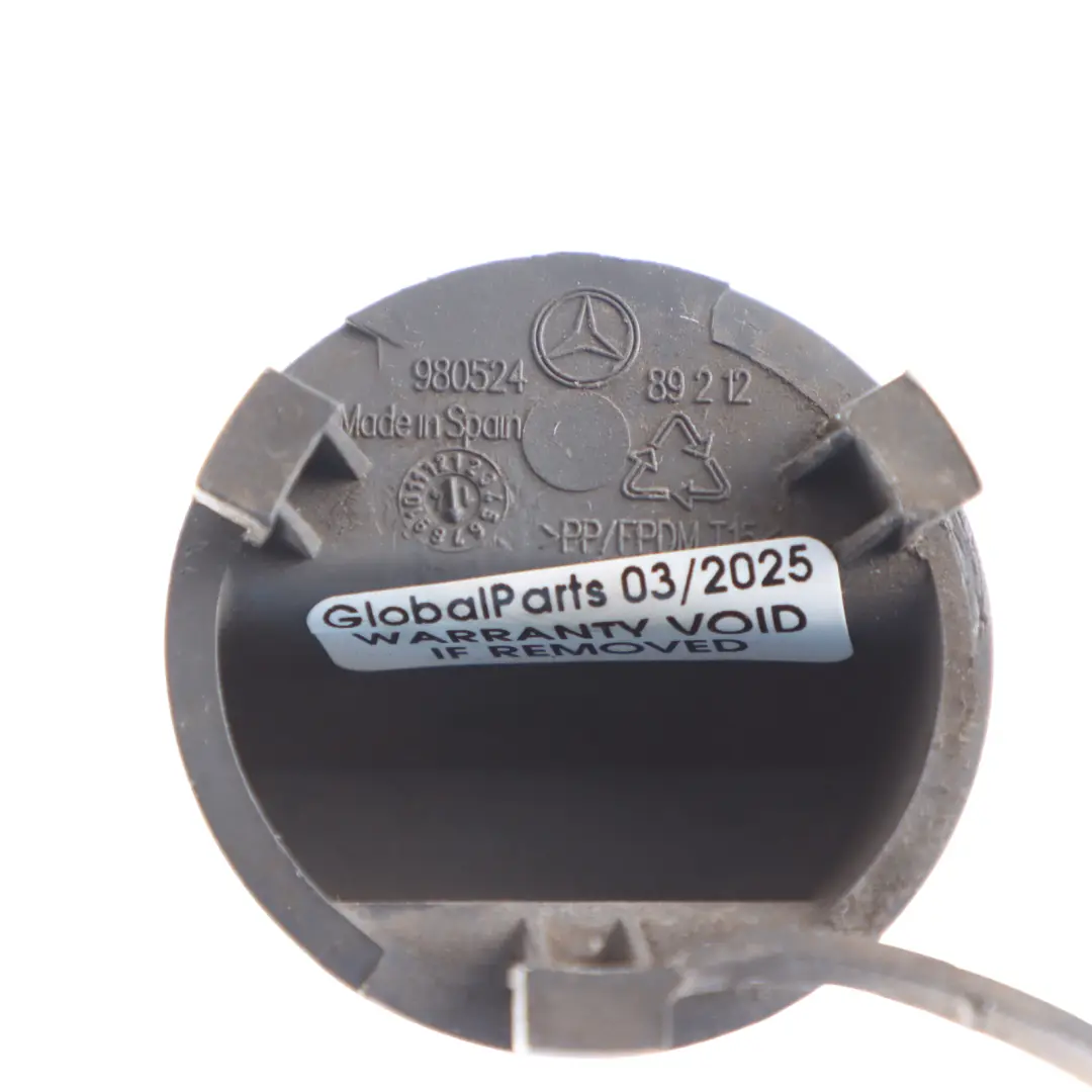 Front Bumper Cover Flap Towing Eye Obsidian Black 197 to Mercedes W639 with Part number A6398850326 Mercedes W639 Front Bumper Cover Flap Towing Eye Obsidian Black 197 - SKU A6398850326-OB - Part number A6398850326