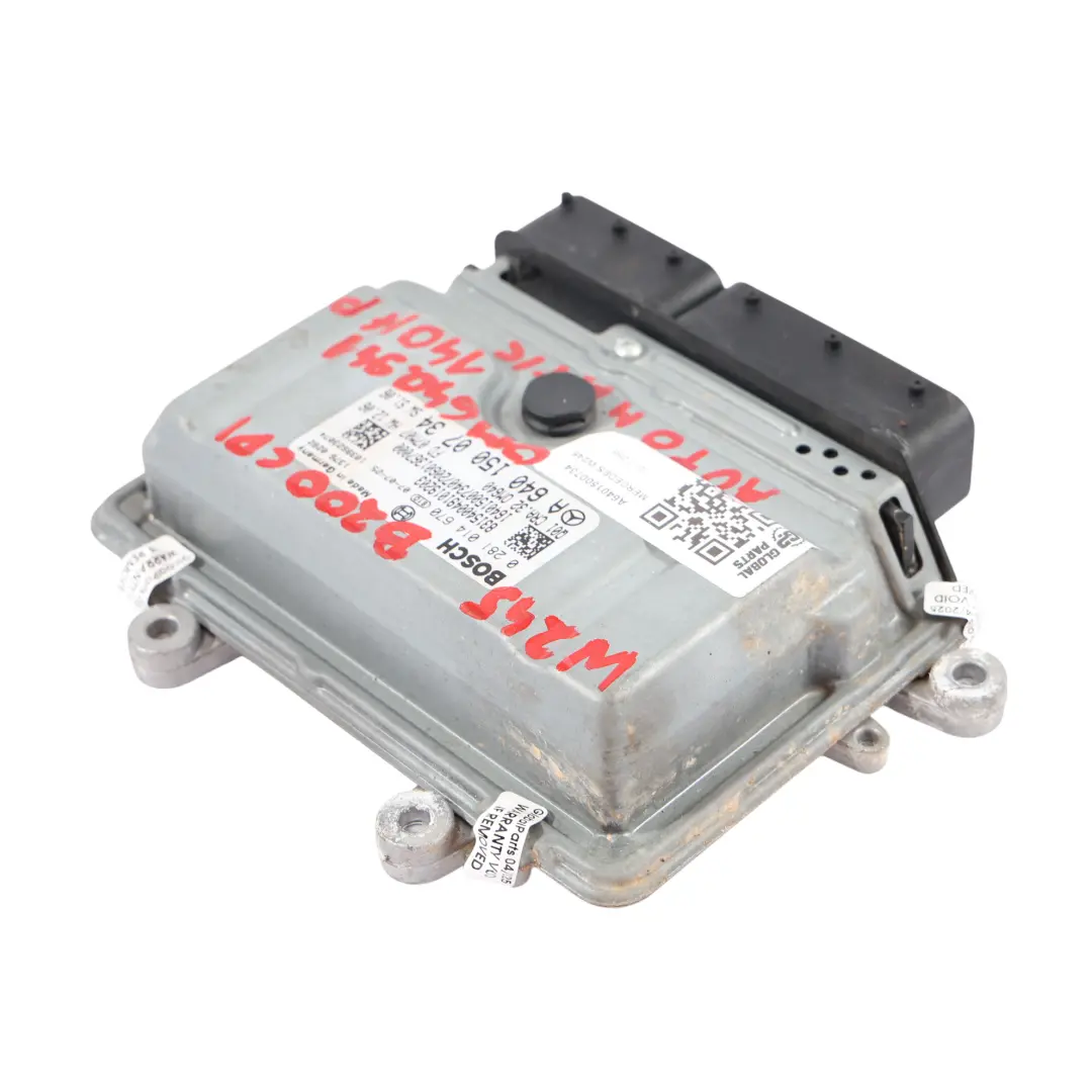 Mercedes W169 W245 A200 B200 CDI OM640.941 140HP Engine Module ECU - SKU A6401500734 - Part number A6401500734