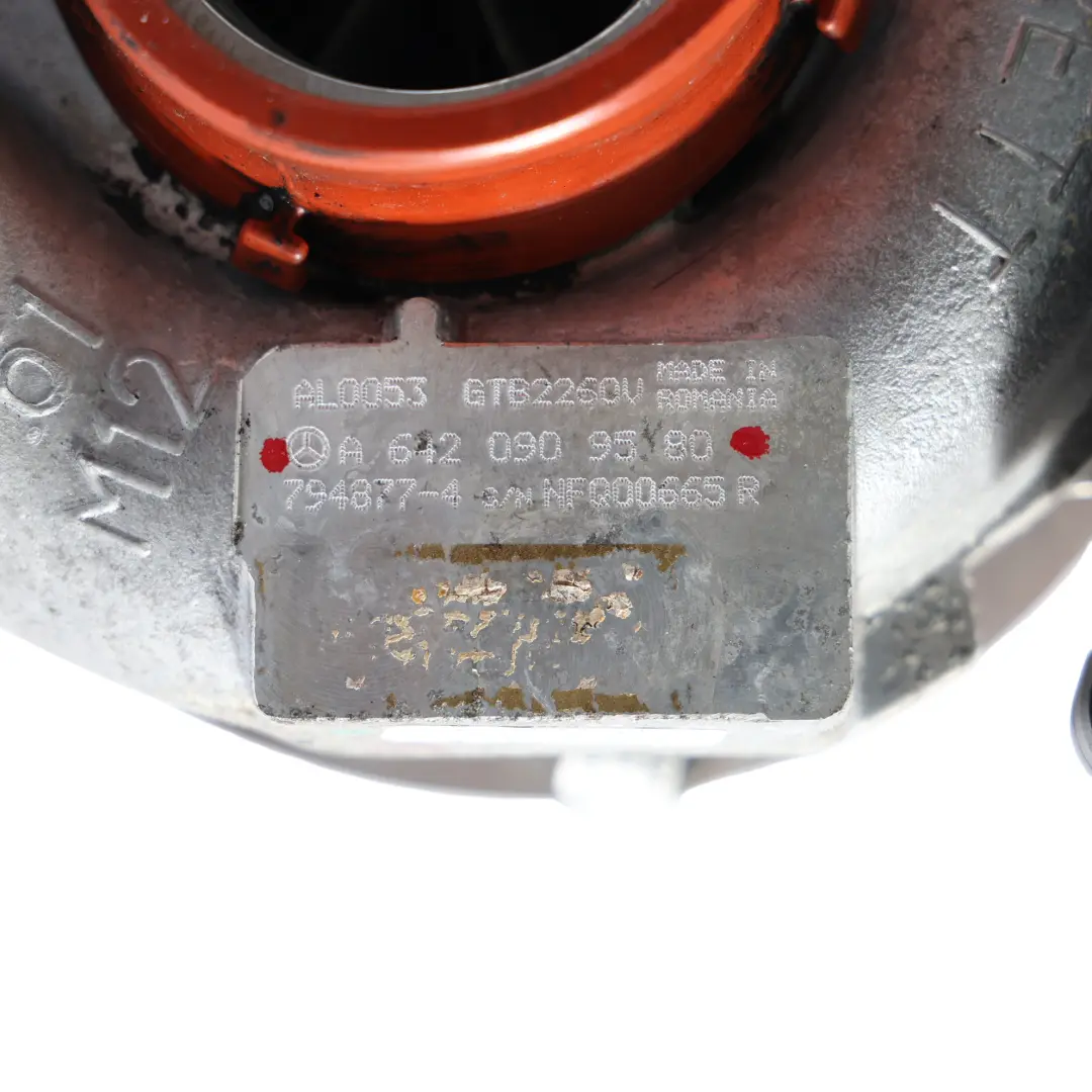 OM642 V6 Turbocompresseur Diesel pour Mercedes W212 à propos du numéro de pièce A6420909580 Mercedes W212 OM642 V6 Turbocompresseur Diesel - SKU A6420909580-1 - Numéro de pièce A6420909580