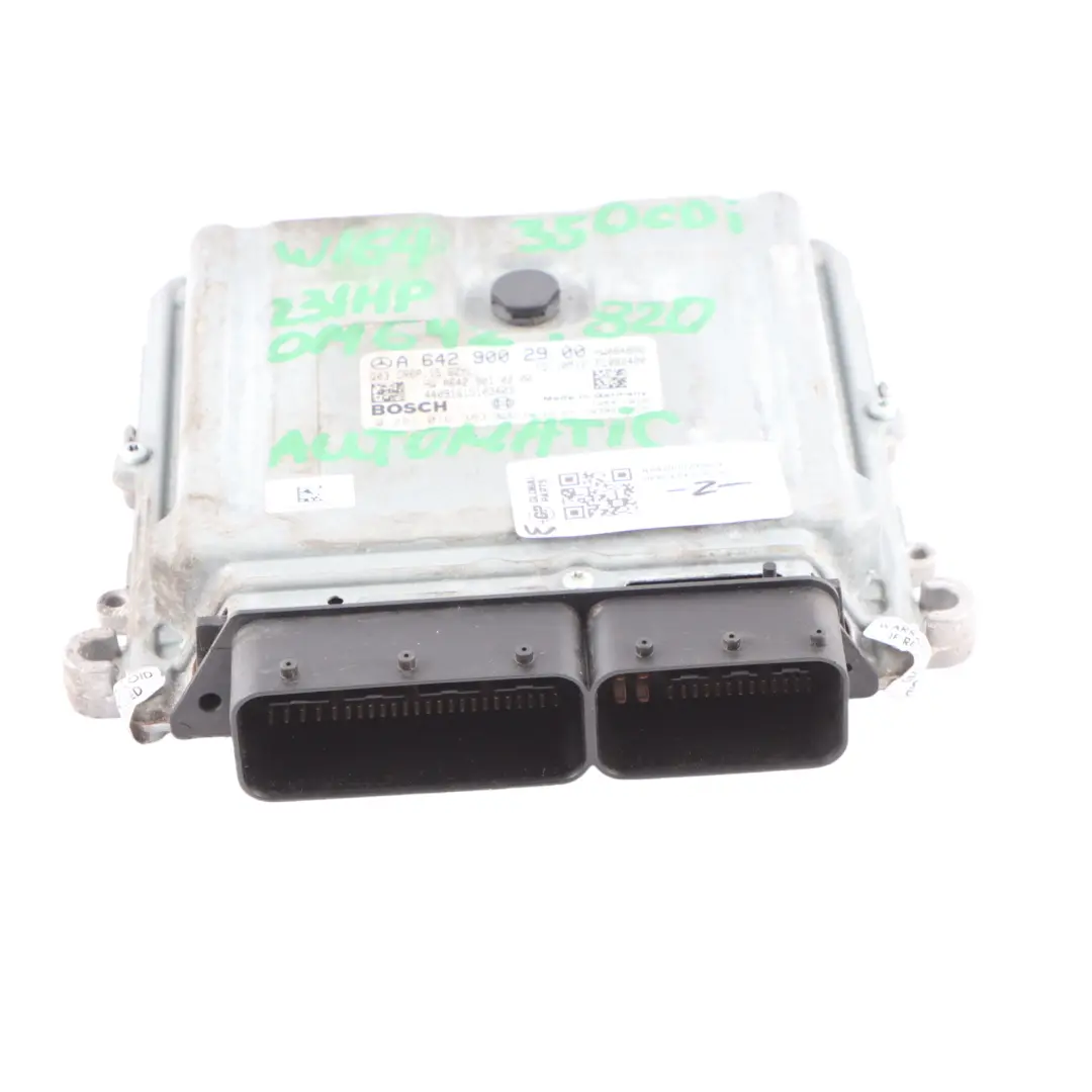 ML350 CDI OM642.820 231HP Unidad Control Del Motor ECU para Mercedes W164 con número de pieza A6429002900 Mercedes W164 ML350 CDI OM642.820 231HP Unidad Control Del Motor ECU - SKU A6429002900-9 - Número de pieza A6429002900