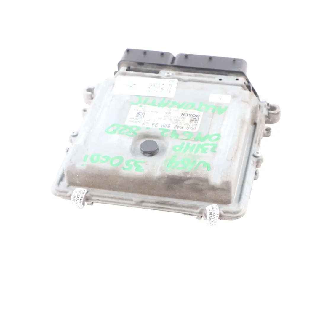 Mercedes W164 ML350 CDI OM642.820 231HP Engine Control Unit ECU - SKU A6429002900-9 - Part number A6429002900
