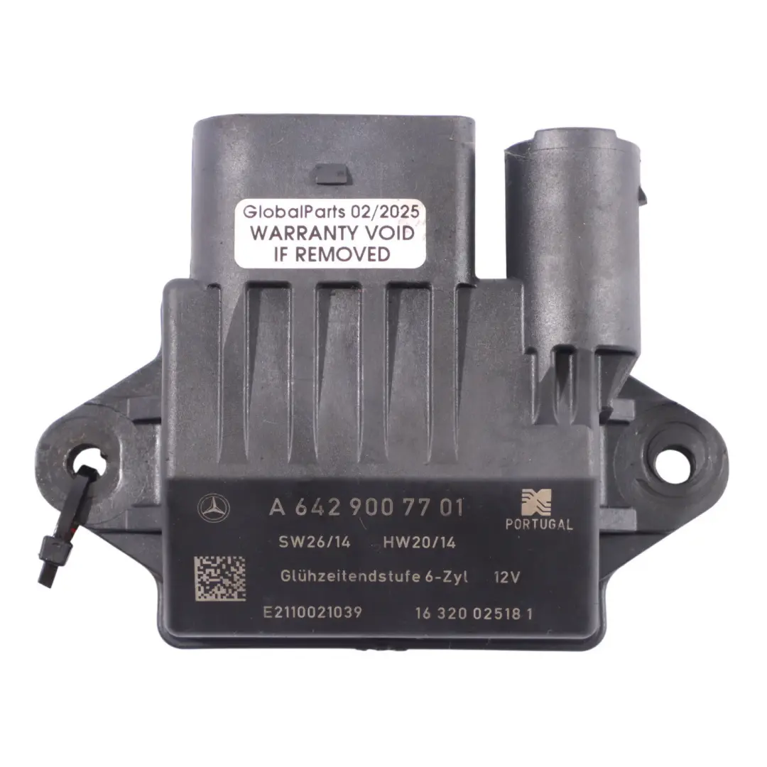 Glow Plug Mercedes W463 W639 W212 W221 Relay Control Unit Module - SKU A6429007701 - Part number A6429007701