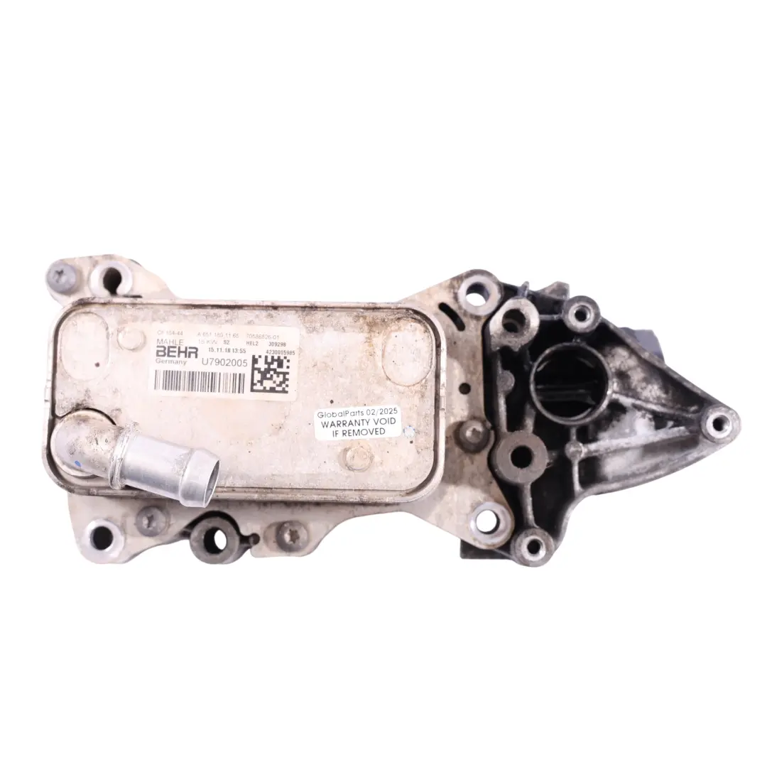 Radiador Enfriador Aceite Soporte Filtro Aceite Diesel para Mercedes W906 con número de pieza A6511801310 Mercedes W906 Radiador Enfriador Aceite Soporte Filtro Aceite Diesel - SKU A6511801310 - Número de pieza A6511801310