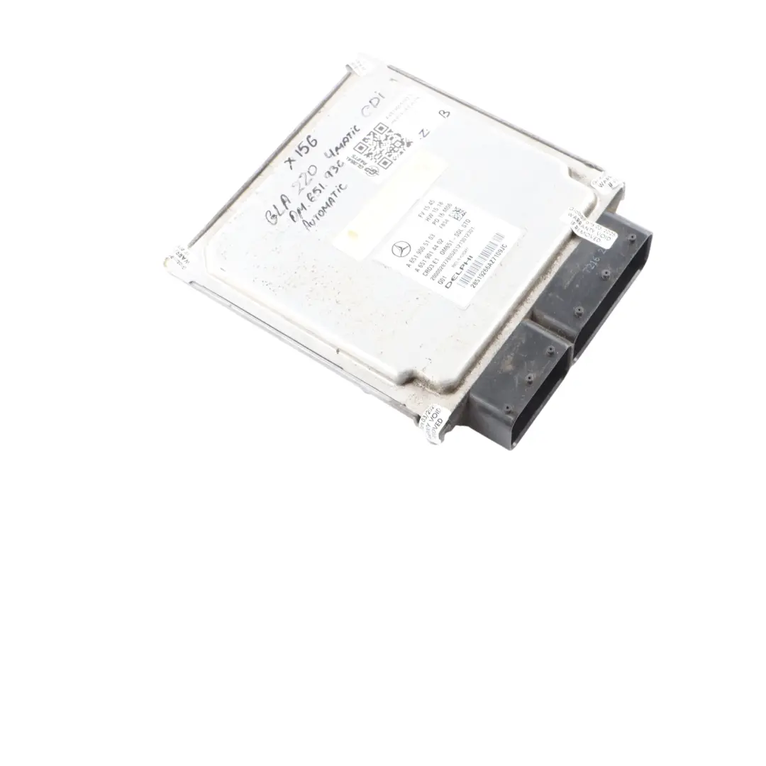 Mercedes GLA 220 X156 4matic 2.1L OM651.930 Engine Control Unit ECU - SKU A6519005103-1 - Part number A6519005103