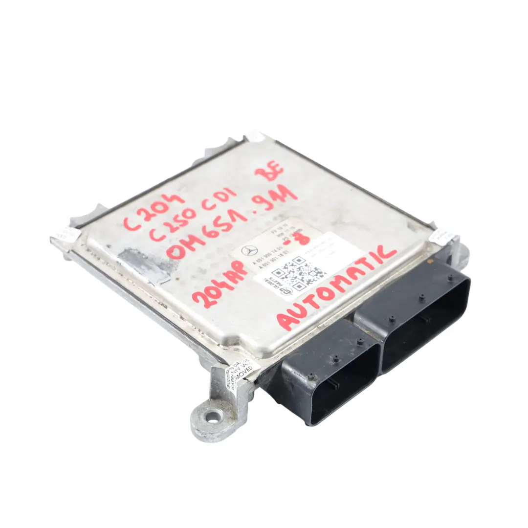 Mercedes C204 C250CDI OM651.911 204HP BlueEFFICIENCY Engine ECU Unit - SKU A6519007401-8 - Part number A6519007401