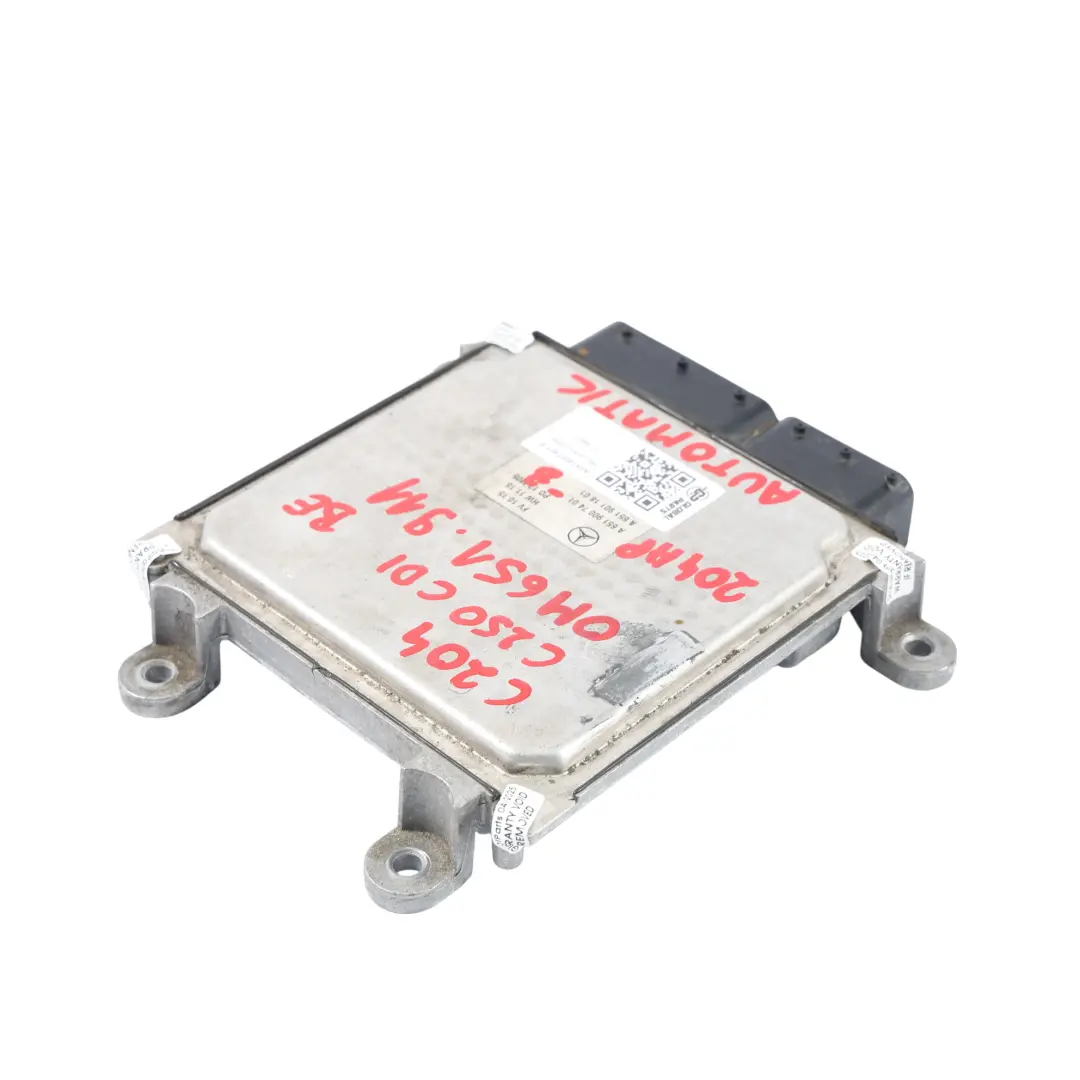 C250CDI OM651.911 204HP Blueefficiency Motor ECU Unit para Mercedes C204 con número de pieza A6519007401 Mercedes C204 C250CDI OM651.911 204HP Blueefficiency Motor ECU Unit - SKU A6519007401-8 - Número de pieza A6519007401