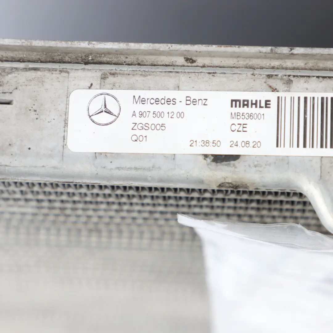 W907 Water Cooling Radiator Coolant Unit Diesel to Mercedes Sprinter with Part number A9075001200 Mercedes Sprinter W907 Water Cooling Radiator Coolant Unit Diesel - SKU A9075001200 - Part number A9075001200