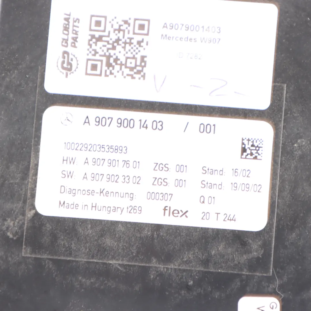 W907 Modulo Unità Di Controllo Sensore Radar per Mercedes Sprinter con numero di parte A9079001403 Mercedes Sprinter W907 Modulo Unità Di Controllo Sensore Radar - SKU A9079001403 - Numero di parte A9079001403