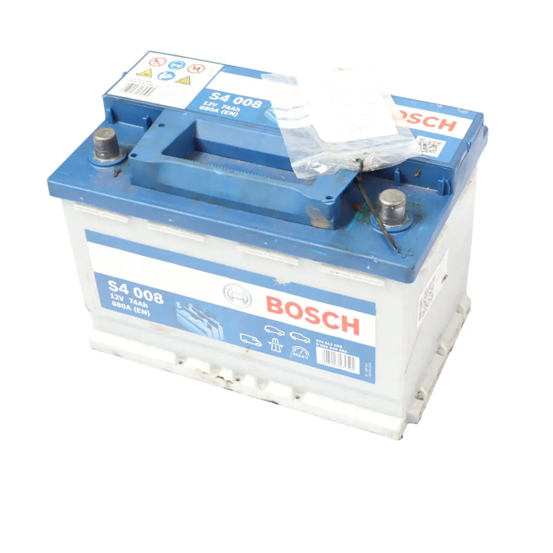  Bosch S4 008 Accumulator Battery 74Ah 680A 12V - SKU Bosch S4 008 74Ah Accumulator-1 - Part number Bosch S4 008 74Ah Accumulator
