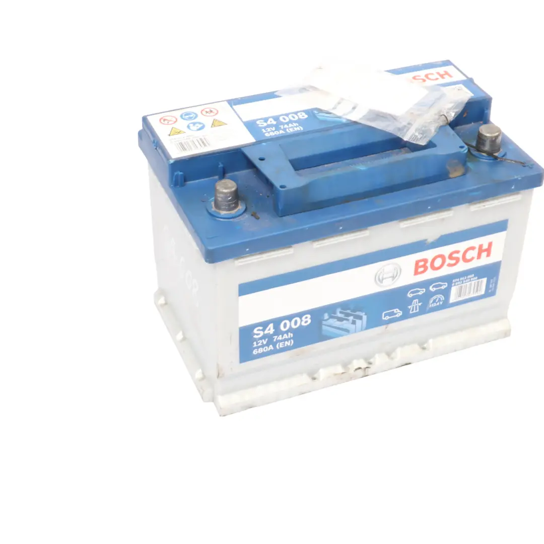 Bosch S4 008 Accumulator Battery 74Ah 680A 12V to with Part number Bosch S4 008 74Ah Accumulator Bosch S4 008 Accumulator Battery 74Ah 680A 12V - SKU Bosch S4 008 74Ah Accumulator-1 - Part number Bosch S4 008 74Ah Accumulator