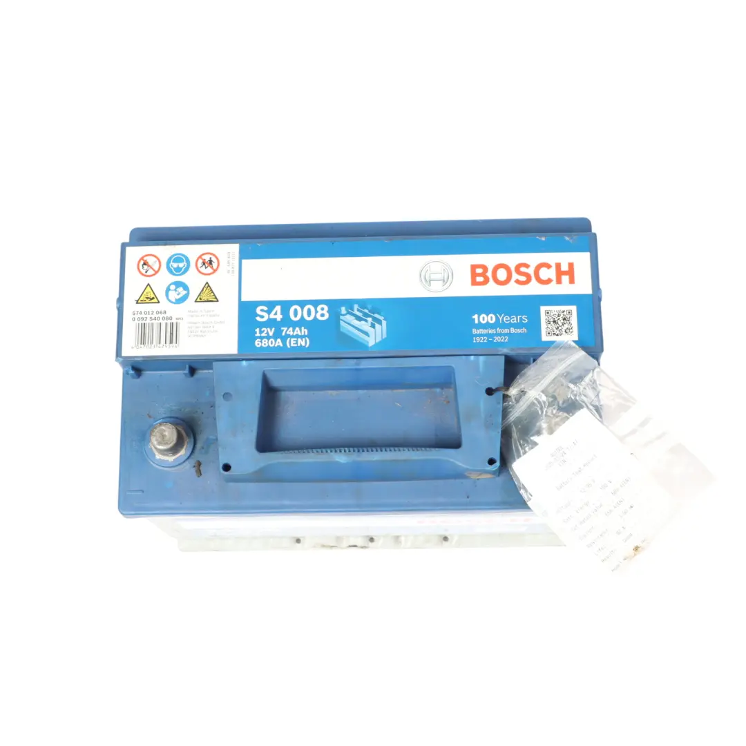 Bosch S4 008 Accumulator Battery 74Ah 680A 12V to with Part number Bosch S4 008 74Ah Accumulator Bosch S4 008 Accumulator Battery 74Ah 680A 12V - SKU Bosch S4 008 74Ah Accumulator-1 - Part number Bosch S4 008 74Ah Accumulator