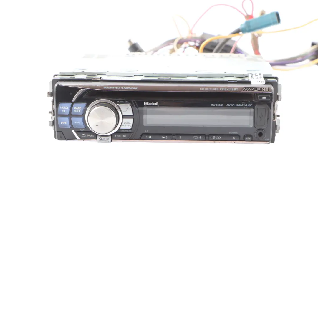 Genuine Alpine CD MP3 USB AUX Car Radio Stereo Audio Media Player  - SKU CDE-113BT - Part number CDE-113BT