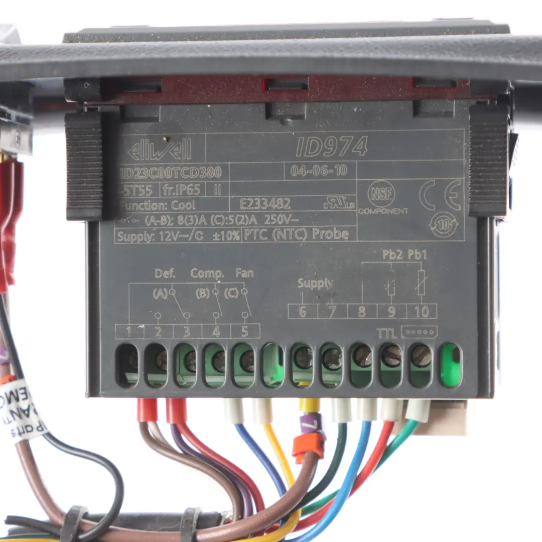 Eliwell Refrigeration Fridge Freezer Temperature Controller Module Panel ID974 to with Part number ELIWELL-ID974-1 Eliwell Refrigeration Fridge Freezer Temperature Controller Module Panel ID974 - SKU ELIWELL-ID974-1 - Part number ELIWELL-ID974-1